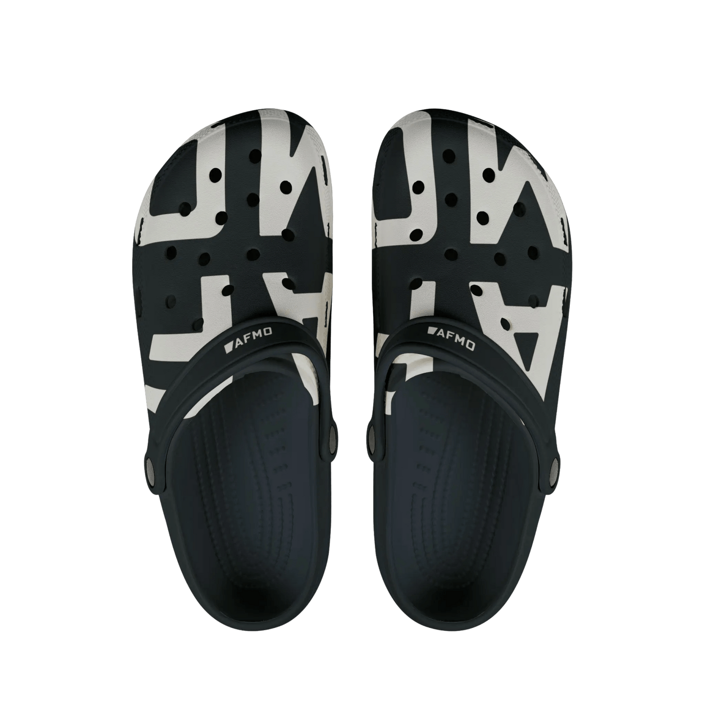 Big Logo Clogs (Black) - Shoes - AFMO BJJ