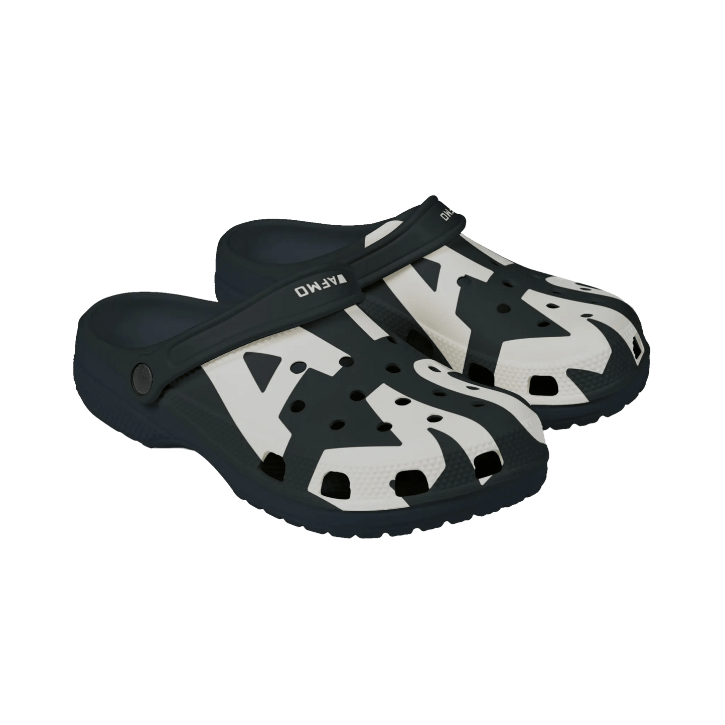 Big Logo Clogs (Black) - Shoes - AFMO BJJ