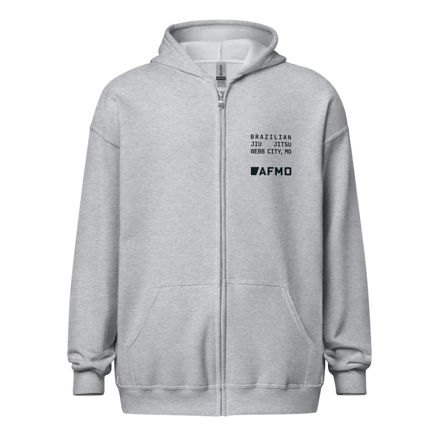 Fundamental Gym Zip - up - Hoodies - AFMO BJJ