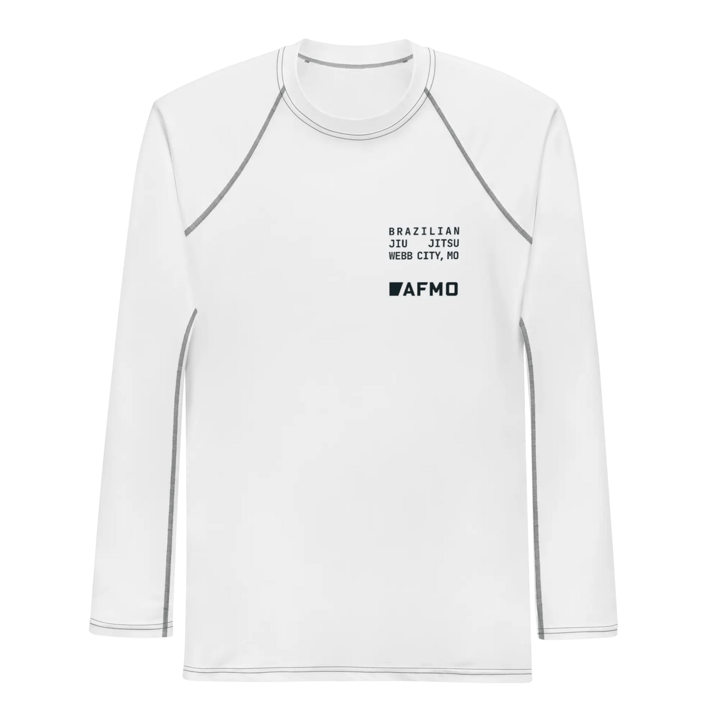 Fundamental Rashguard (White) - Rashguards - AFMO BJJ