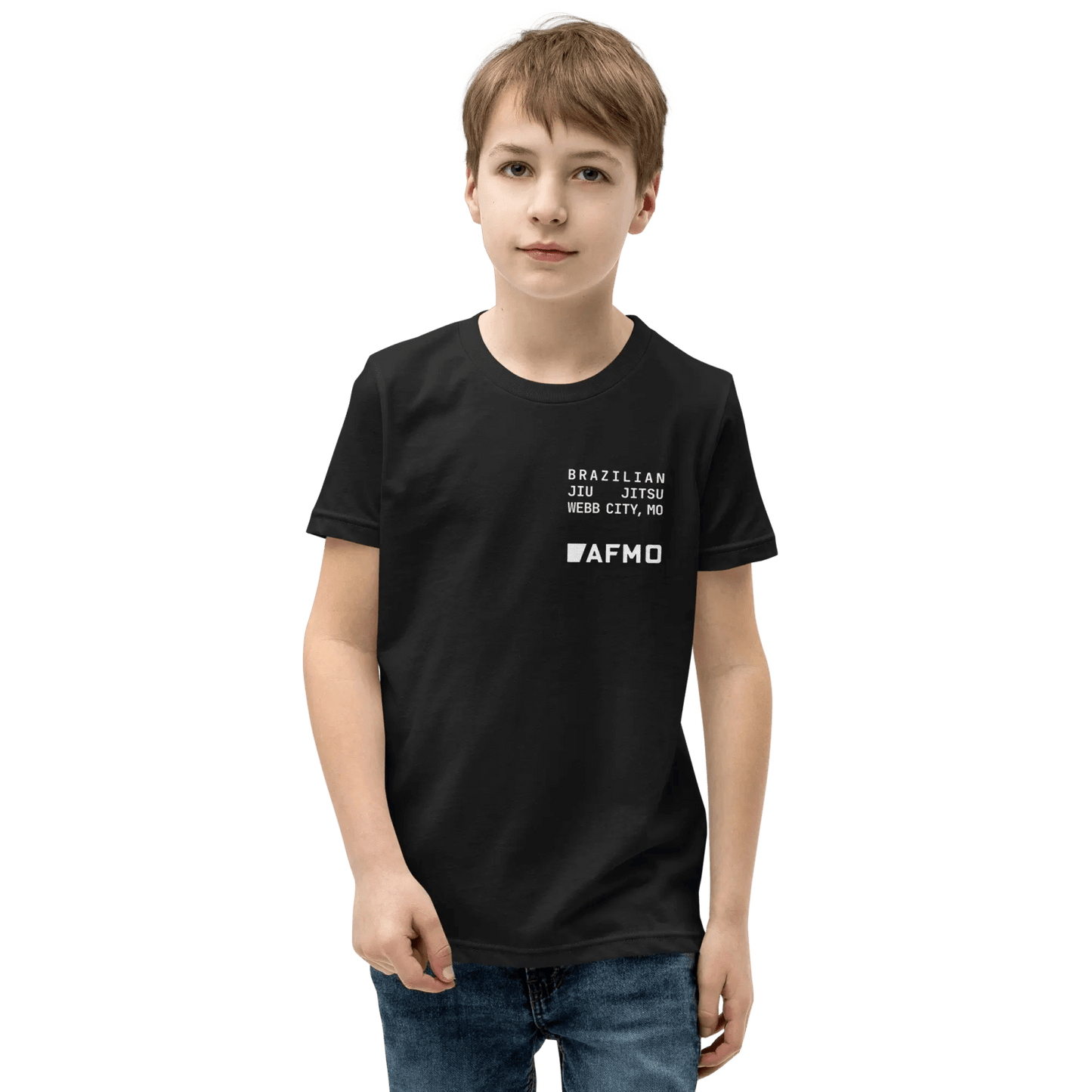 Youth Fundamental Crew Tee - T-Shirts - AFMO BJJ