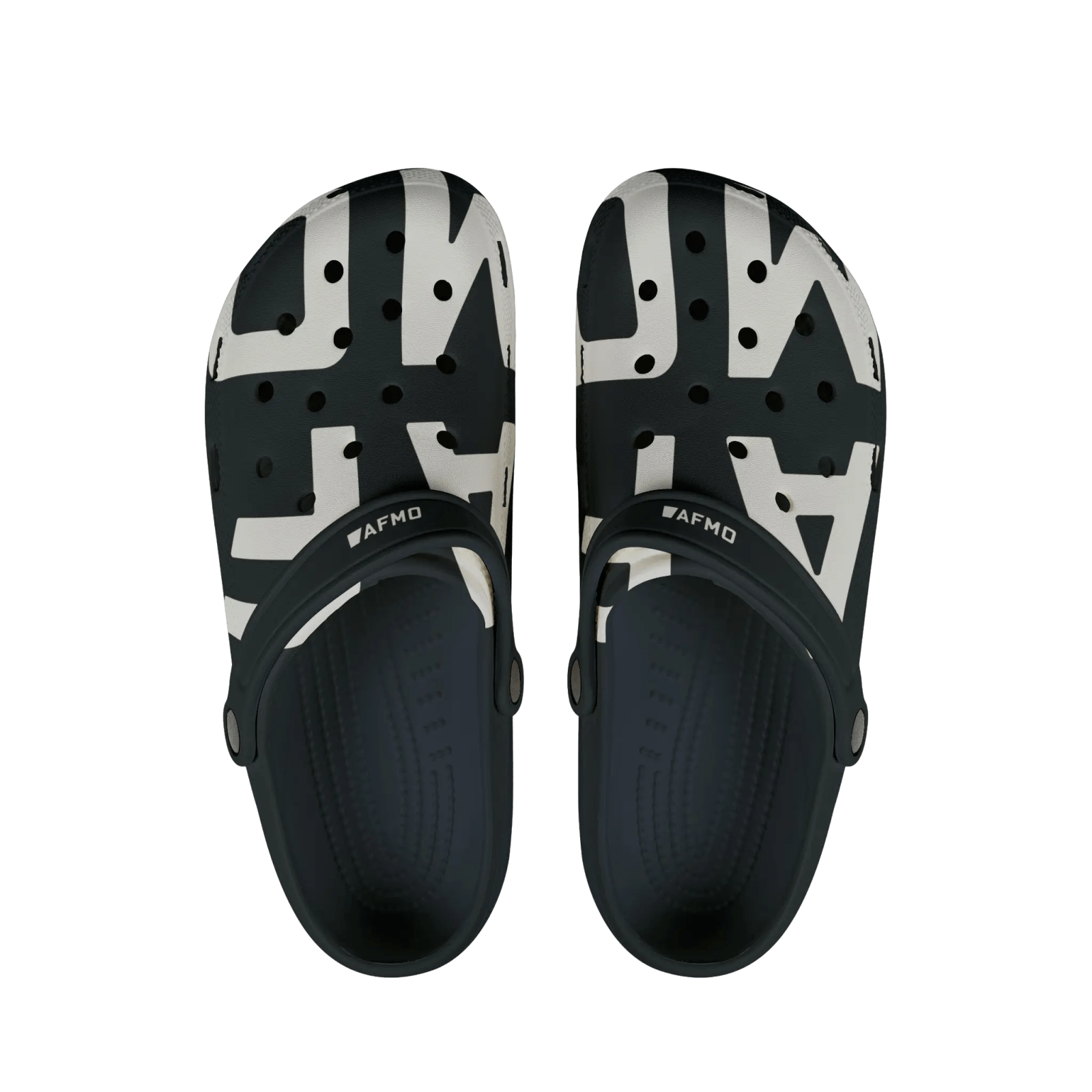 Big Logo Clogs (Black) - Shoes - AFMO BJJ
