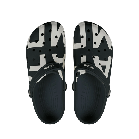 Big Logo Clogs (Black) - Shoes - AFMO BJJ