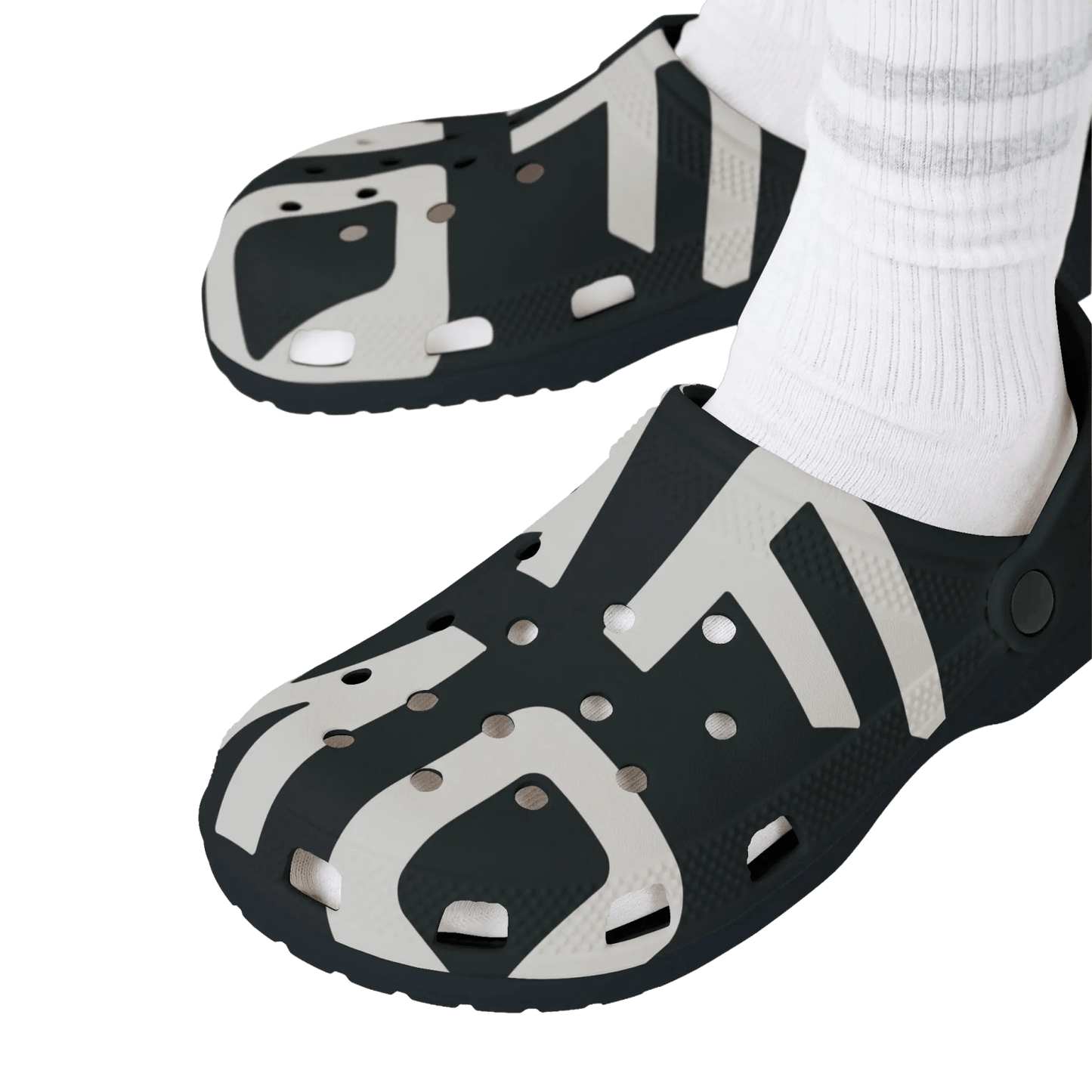 Big Logo Clogs (Black) - Shoes - AFMO BJJ