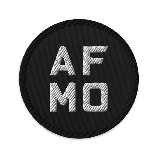 Circle Logo Patch (Black) - Patches - AFMO BJJ