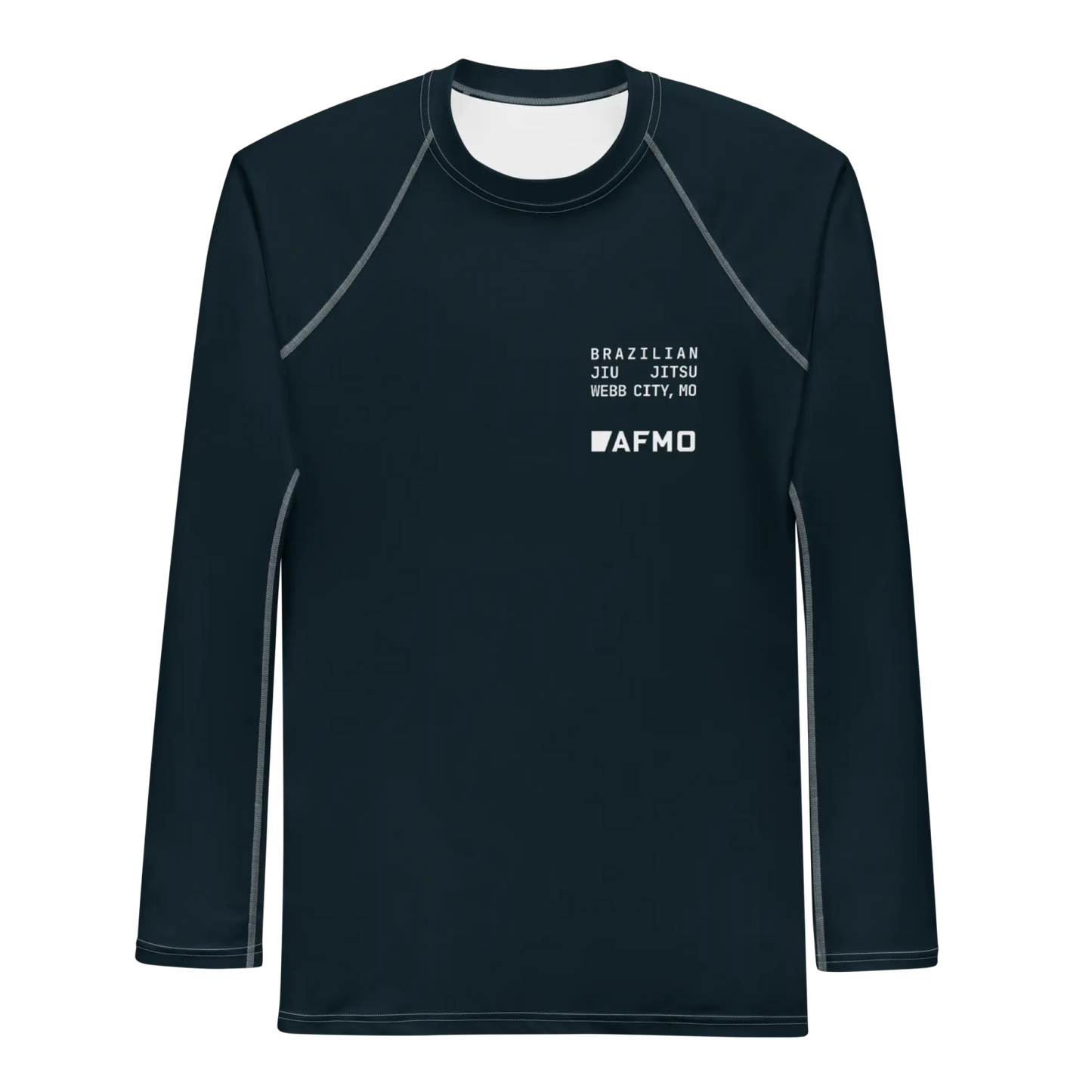 Fundamental Rashguard (Black) - Rashguards - AFMO BJJ