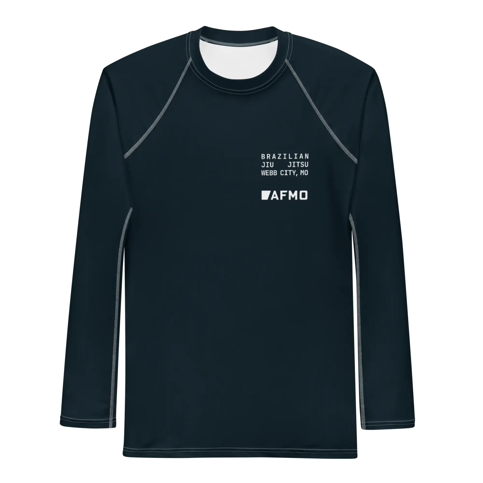 Fundamental Rashguard (Black) - Rashguards - AFMO BJJ