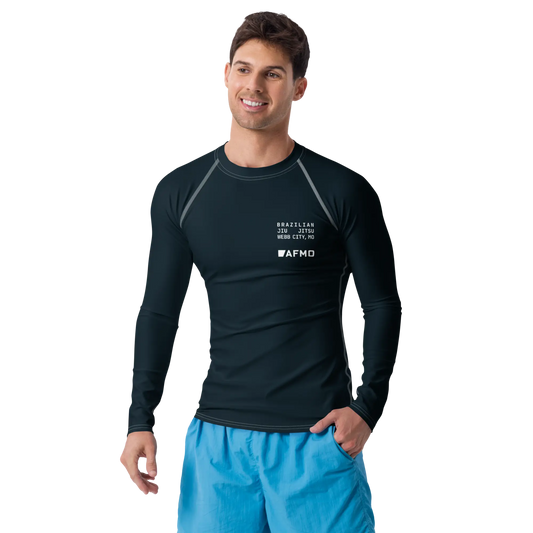 Fundamental Rashguard (Black) - Rashguards - AFMO BJJ