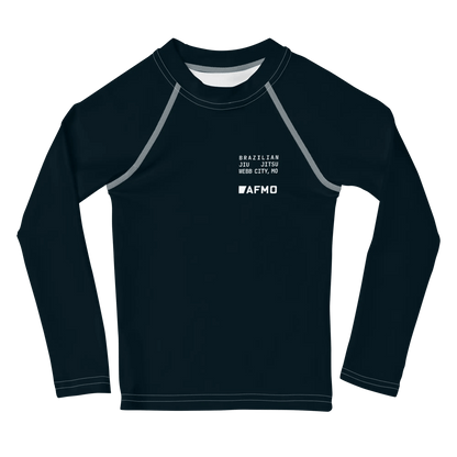 Kids Fundamental Rashguard (Black) - Rashguards - AFMO BJJ