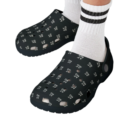 Kids Pattern Clogs (Black) - Shoes - AFMO BJJ