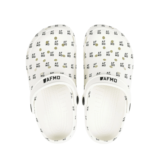 Kids Pattern Clogs (White) - Shoes - AFMO BJJ