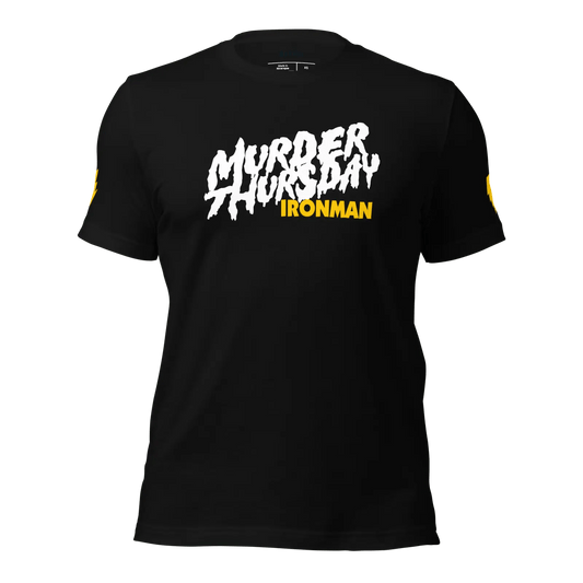 Murder Thursday Ironman Tee (Black) - T-Shirts - AFMO BJJ