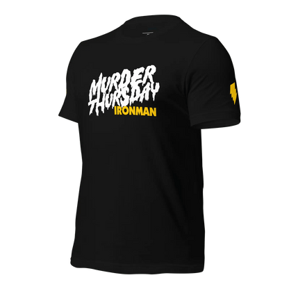 Murder Thursday Ironman Tee (Black) - T-Shirts - AFMO BJJ