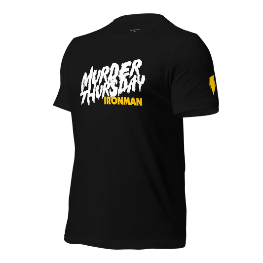 Murder Thursday Ironman Tee (Black) - T-Shirts - AFMO BJJ
