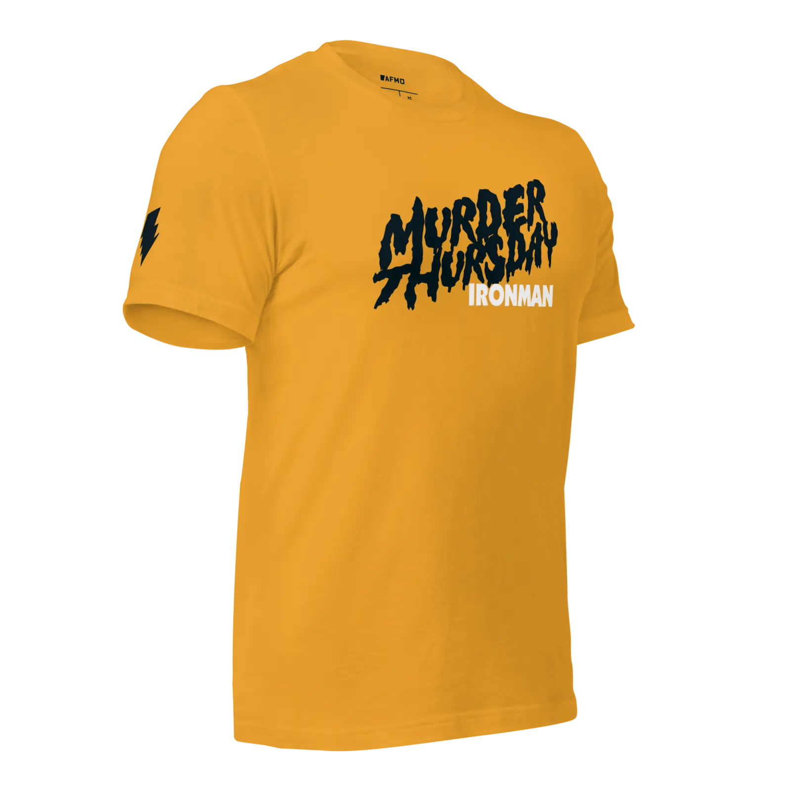 Murder Thursday Ironman Tee (Gold) - T-Shirts - AFMO BJJ