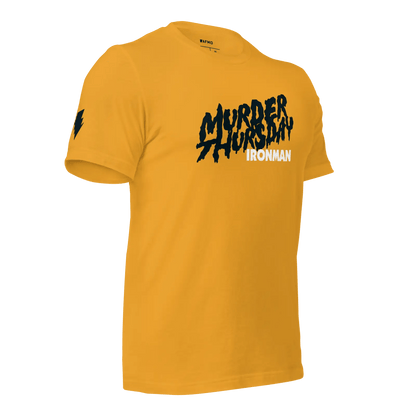 Murder Thursday Ironman Tee (Gold) - T-Shirts - AFMO BJJ