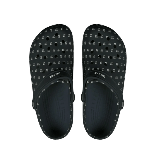Pattern Clogs (Black) - Shoes - AFMO BJJ