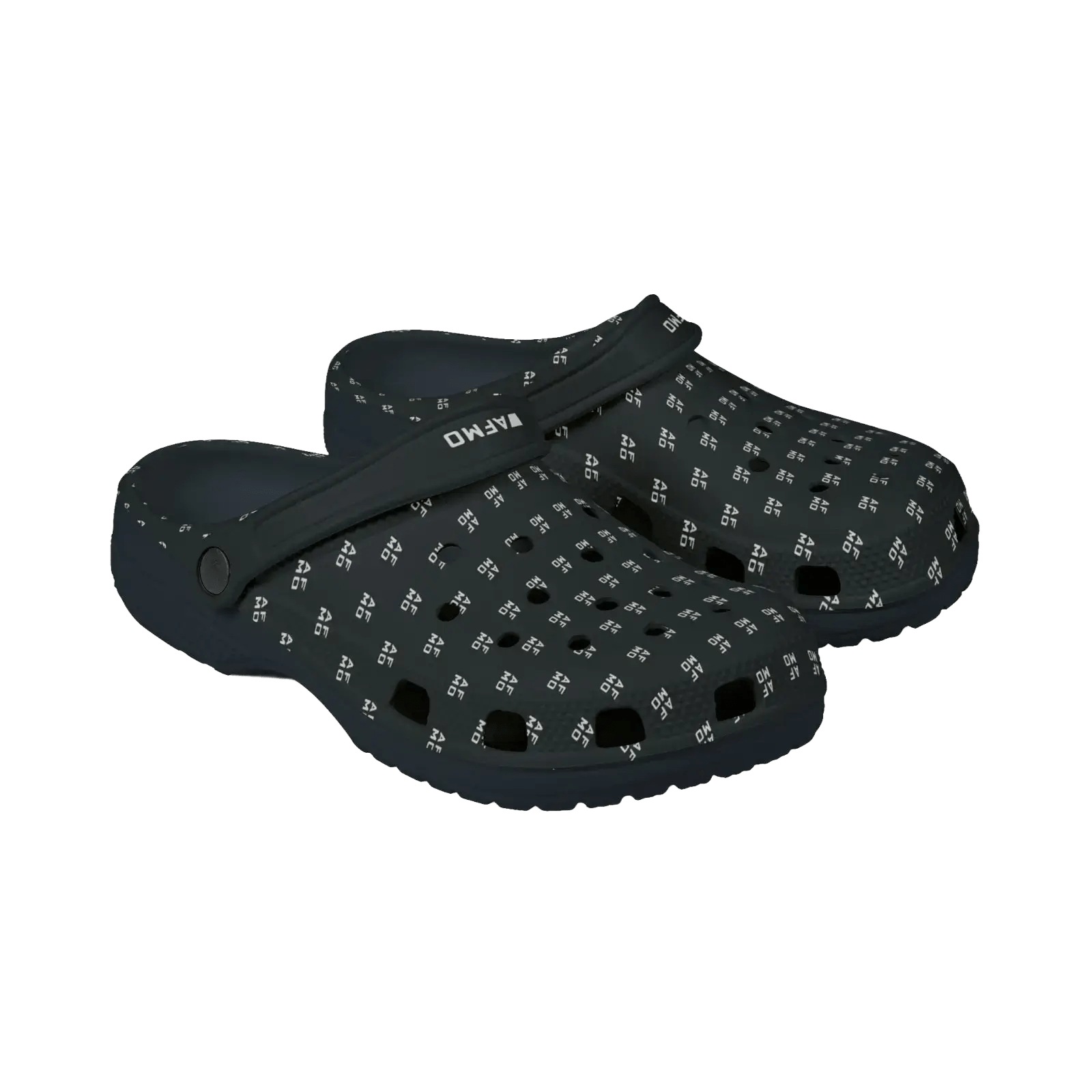 Pattern Clogs (Black) - Shoes - AFMO BJJ