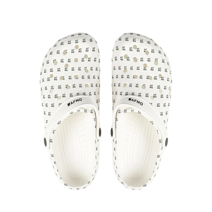 Pattern Clogs (White) - Shoes - AFMO BJJ