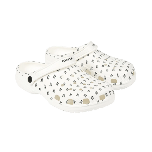 Pattern Clogs (White) - Shoes - AFMO BJJ