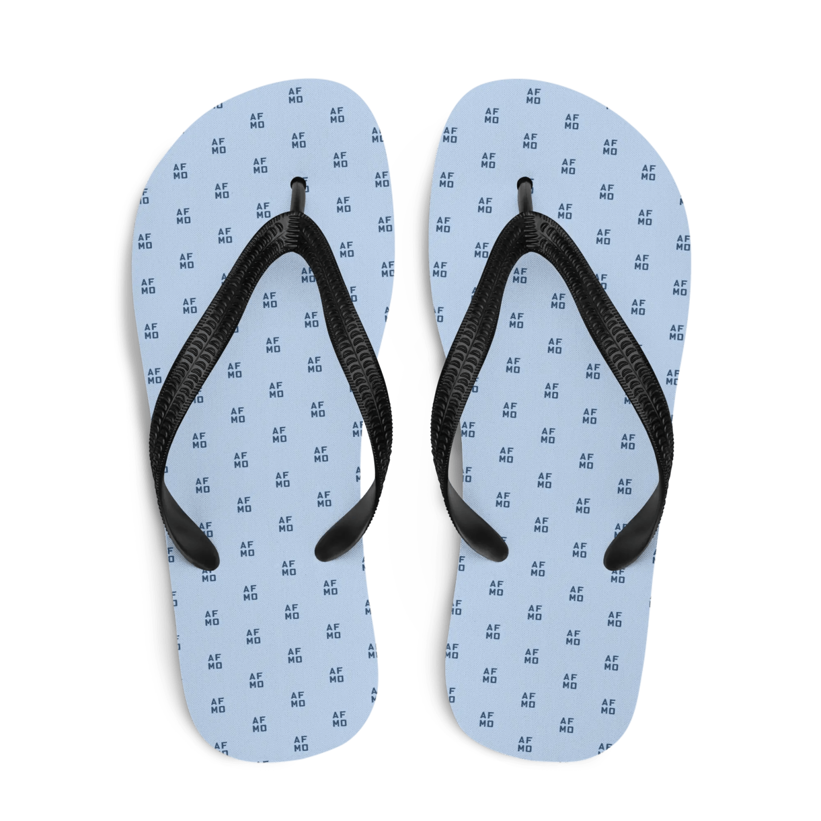 Pattern Flip - Flops (Light Blue) - Shoes - AFMO BJJ