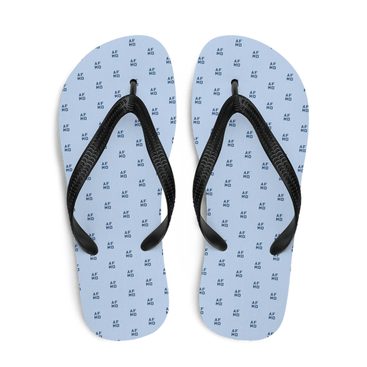 Pattern Flip - Flops (Light Blue) - Shoes - AFMO BJJ