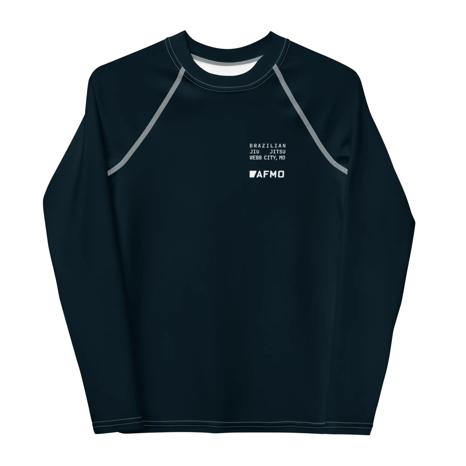 Youth Fundamental Rashguard (Black) - Rashguards - AFMO BJJ