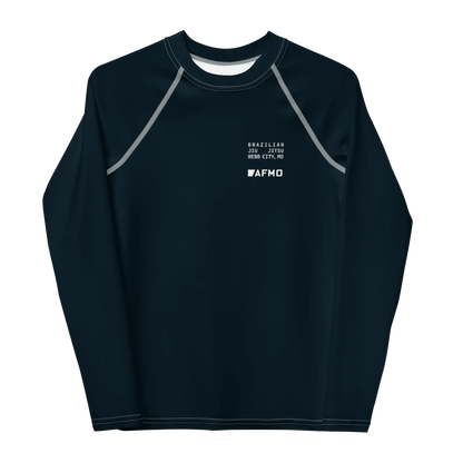 Youth Fundamental Rashguard (Black) - Rashguards - AFMO BJJ