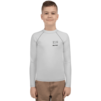 Youth Fundamental Rashguard (Training Grey) - Rashguards - AFMO BJJ