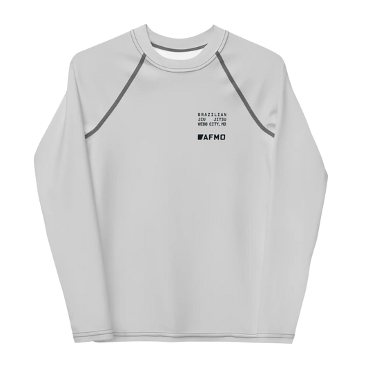 Youth Fundamental Rashguard (Training Grey) - Rashguards - AFMO BJJ